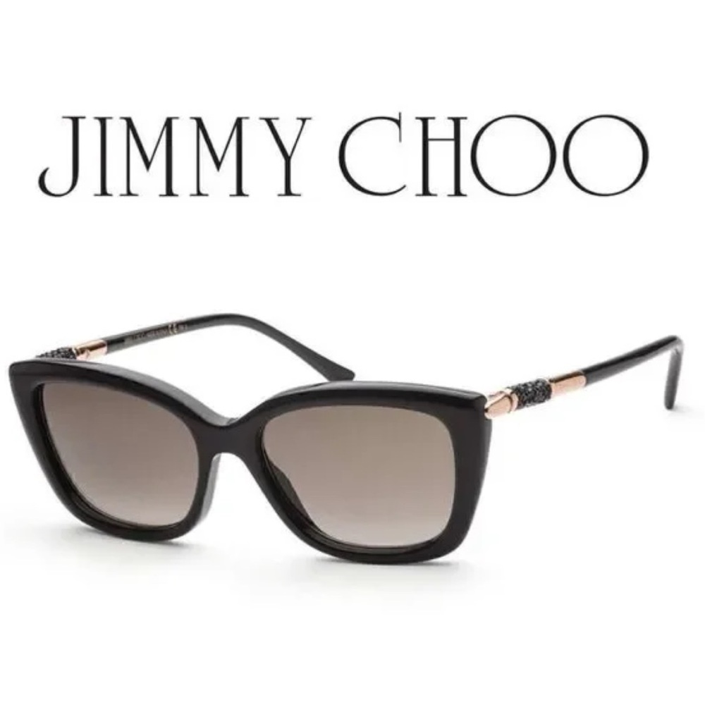 Jimmy Choo Adah/S Black Sunglasses